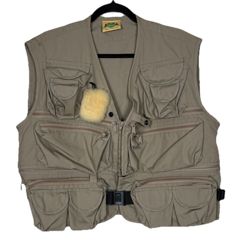 Vintage Ideal Tactical Utility‎ Vest Fishing Outdoor Made In USA